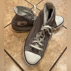 Men’s Converse Brand Gray Hightops 10